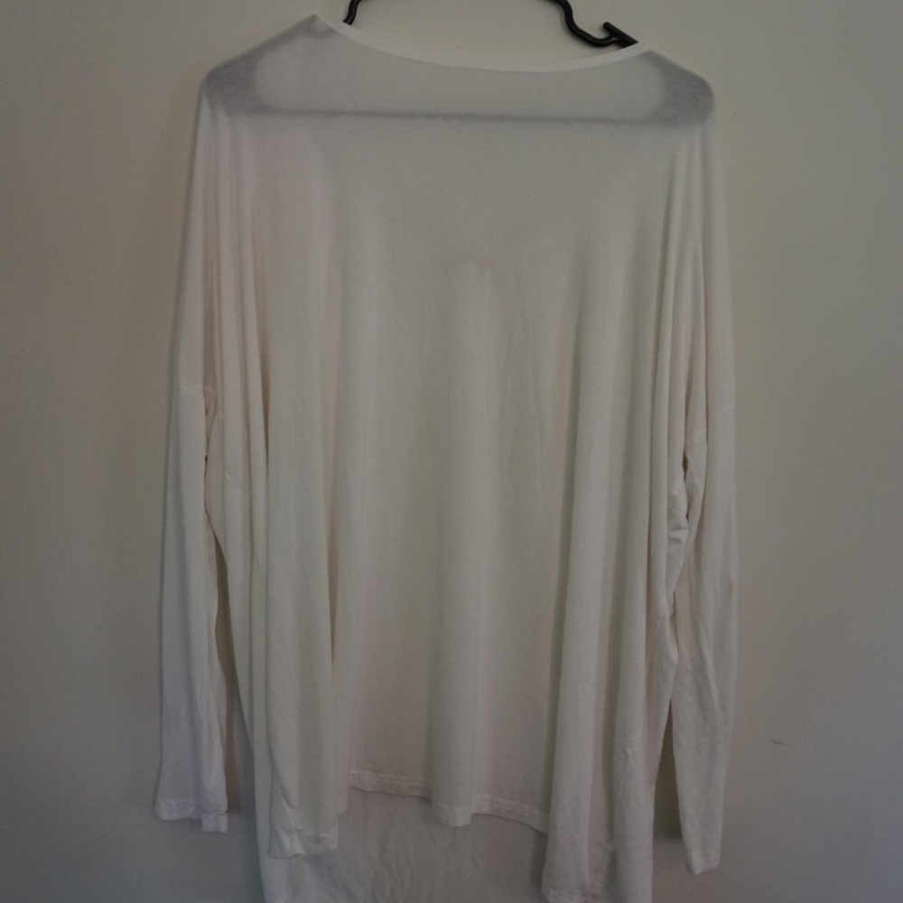 White PIKO shirt size L